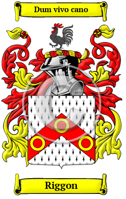 Riggon Family Crest/Coat of Arms