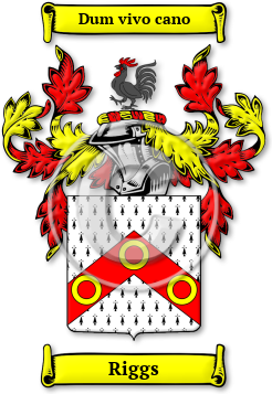 Riggs Family Crest Download (jpg) Legacy Series - 150 DPI