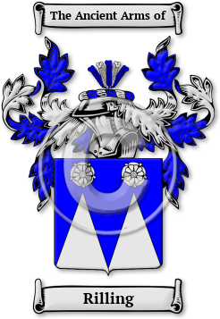 Rilling Family Crest Download (jpg) Legacy Series - 150 DPI