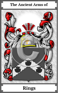 Rings Family Crest Download (JPG) Book Plated - 600 DPI