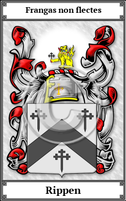 Rippen Family Crest Download (JPG)  Book Plated - 150 DPI