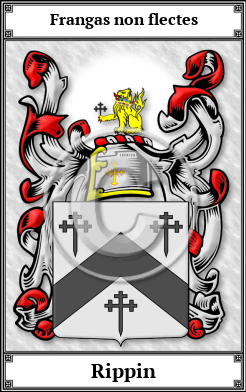 Rippin Family Crest Download (JPG)  Book Plated - 150 DPI