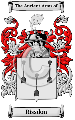 Rissdon Family Crest/Coat of Arms