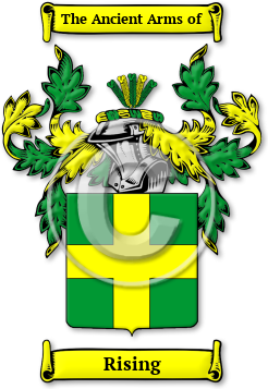 Rising Family Crest Download (JPG) Legacy Series - 600 DPI