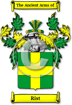 Rist Family Crest Download (jpg) Legacy Series - 150 DPI