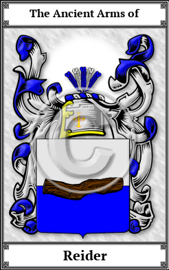 Reider Family Crest Download (JPG)  Book Plated - 150 DPI