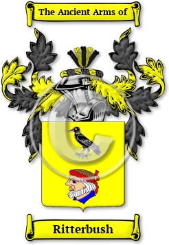Ritterbush Family Crest Download (jpg) Legacy Series - 150 DPI