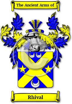Rhival Family Crest Download (JPG) Legacy Series - 600 DPI