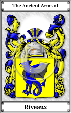 Riveaux Family Crest Download (JPG)  Book Plated - 150 DPI