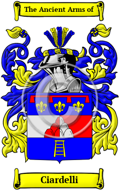 Ciardelli Family Crest/Coat of Arms
