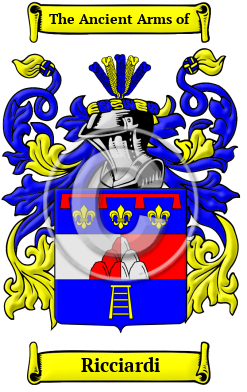 Ricciardi Family Crest/Coat of Arms