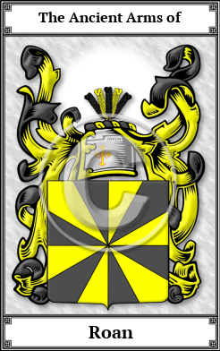 Roan Family Crest Download (JPG)  Book Plated - 150 DPI