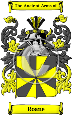 Roane Family Crest/Coat of Arms