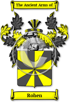 Rohen Family Crest Download (JPG) Legacy Series - 600 DPI