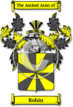 Rohin Family Crest Download (jpg) Legacy Series - 150 DPI