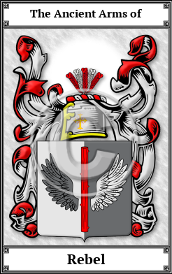 Rebel Family Crest Download (JPG) Book Plated - 600 DPI