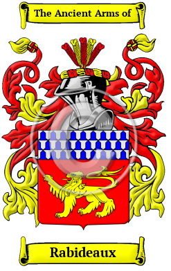 Rabideaux Family Crest/Coat of Arms
