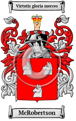 McRobertson Family Crest/Coat of Arms