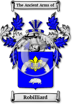 Robilliard Family Crest Download (jpg) Legacy Series - 150 DPI
