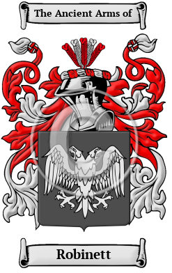 Robinett Family Crest/Coat of Arms