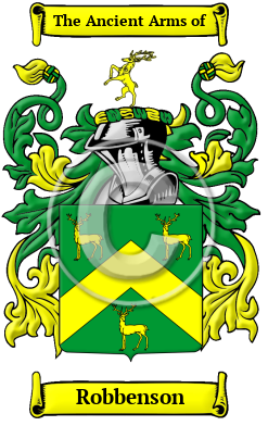 Robbenson Family Crest/Coat of Arms