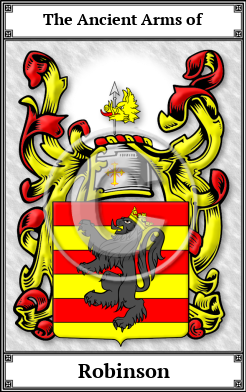 Robinson Family Crest Download (JPG)  Book Plated - 150 DPI