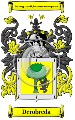 Derobreda Family Crest/Coat of Arms