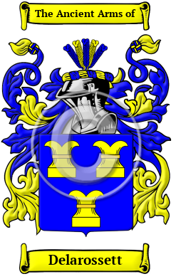 Delarossett Family Crest/Coat of Arms