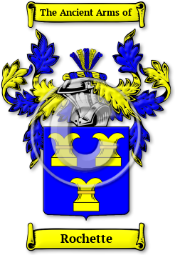 Rochette Family Crest Download (jpg) Legacy Series - 150 DPI