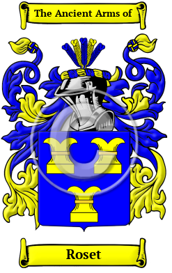 Roset Family Crest/Coat of Arms
