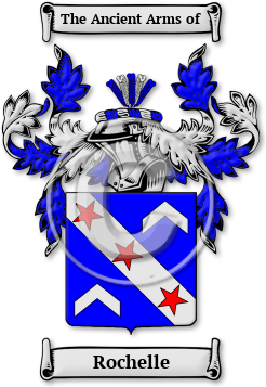 Rochelle Family Crest Download (jpg) Legacy Series - 150 DPI