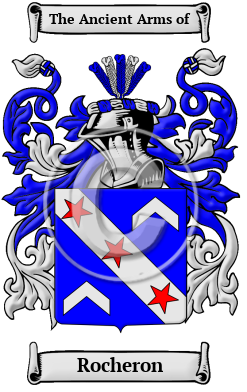 Rocheron Family Crest/Coat of Arms