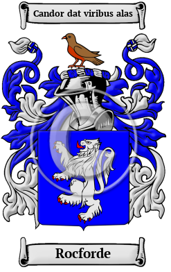 Rocforde Family Crest/Coat of Arms