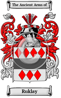 Ruklay Family Crest/Coat of Arms