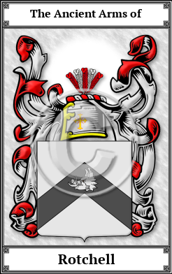Rotchell Family Crest Download (JPG)  Book Plated - 150 DPI