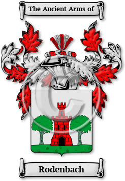 Rodenbach Family Crest Download (jpg) Legacy Series - 150 DPI