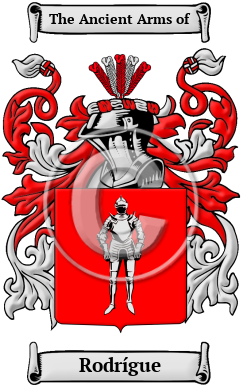 Rodrígue Family Crest/Coat of Arms