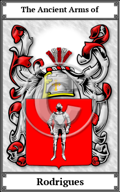 Rodrigues Family Crest Download (JPG)  Book Plated - 150 DPI