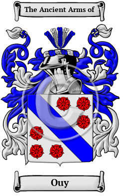Ouy Family Crest/Coat of Arms