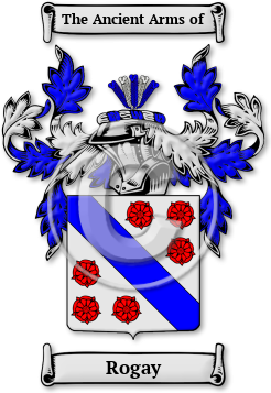 Rogay Family Crest Download (jpg) Legacy Series - 150 DPI