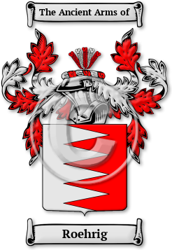 Roehrig Family Crest Download (JPG) Legacy Series - 600 DPI