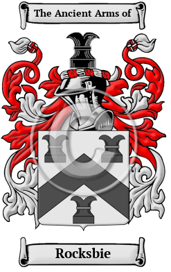 Rocksbie Family Crest/Coat of Arms