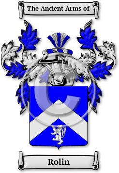 Rolin Family Crest Download (JPG) Legacy Series - 600 DPI