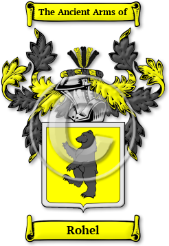 Rohel Family Crest Download (jpg) Legacy Series - 150 DPI