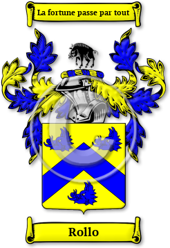 Rollo Family Crest Download (jpg) Legacy Series - 150 DPI