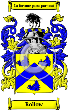 Rollow Family Crest/Coat of Arms