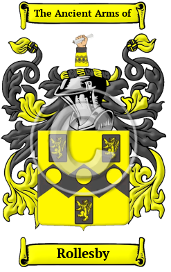 Rollesby Family Crest Download (JPG) Heritage Series - 300 DPI