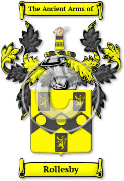 Rollesby Family Crest Download (jpg) Legacy Series - 150 DPI
