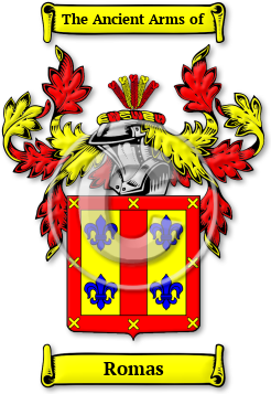 Romas Family Crest Download (jpg) Legacy Series - 150 DPI