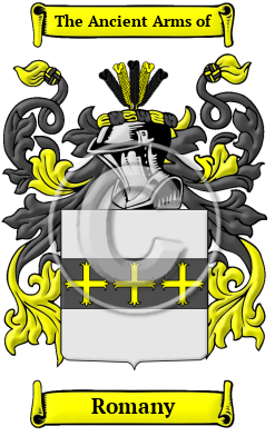 Romany Family Crest Download (JPG) Heritage Series - 600 DPI